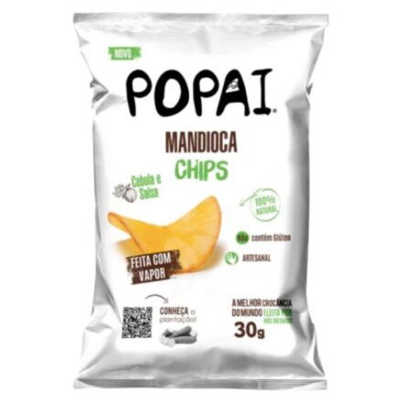 Chips de Mandioca - Cebola e Salsa