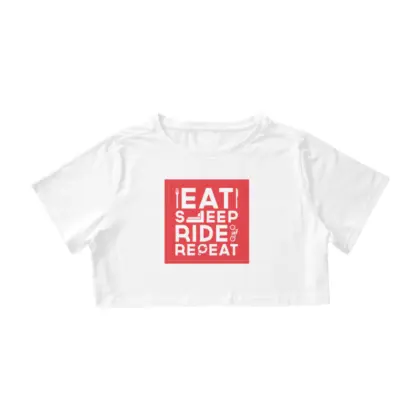 Cropped Eat, sleep and Ride