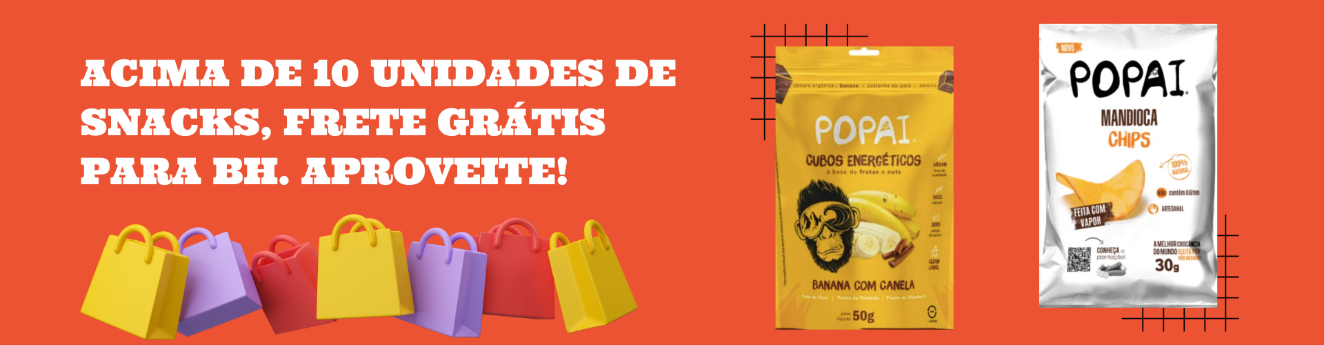 Banner para loja de moda look básico